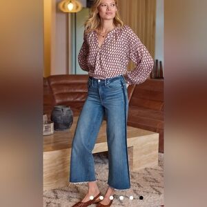 NWT - Good American - Good Waist Palazzo Crop, Size 15